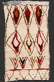 TM 2309, small size pile rug of unclear origin, probably from the more eastern part of the High Atlas, Morocco, 2000s, ca. 170 x 100 cm (5’ 8'' x 3’ 4’’), high resolution image + price on request








